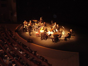 Felix Slovek sen. s Festivalovm orchestrem Petra Macka na koncert v Mstskm divadle v Most